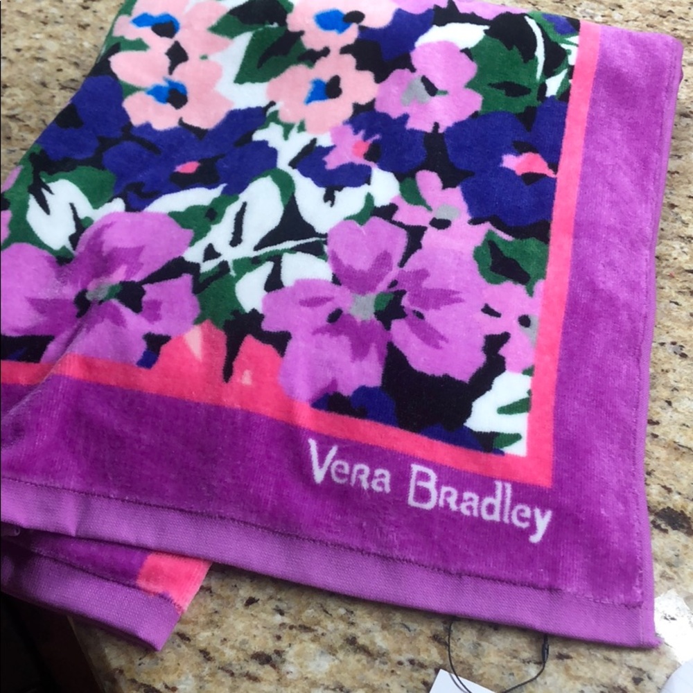Vera Bradley Beach Towel Flower Garden